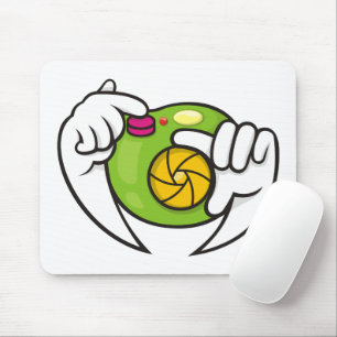Cartoon Camera Mouse Pad