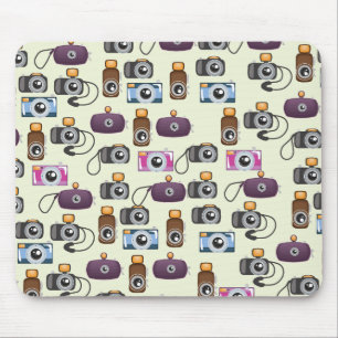 Cartoon camera pattern mouse pad