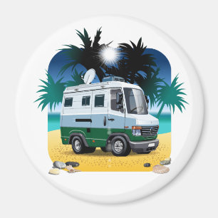 Cartoon Camper Magnet