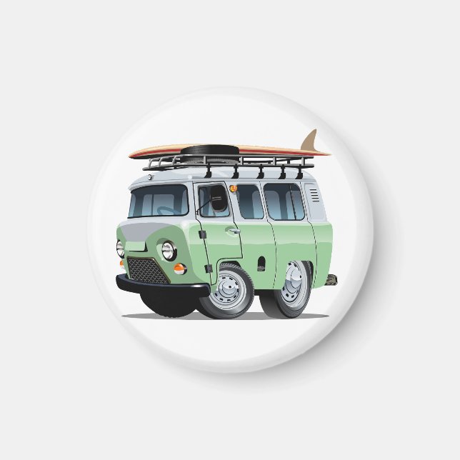 Cartoon Camper Magnet (Front)