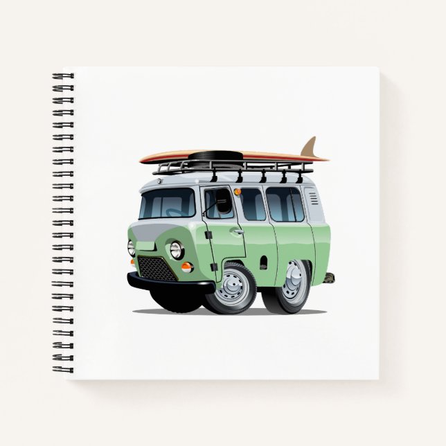 Cartoon Camper Notebook (Front)