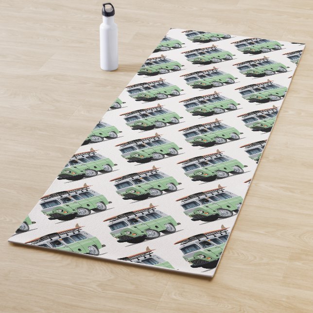 Cartoon Camper Yoga Mat (In Situ)