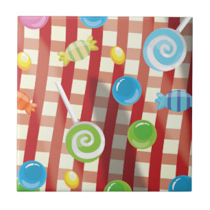 Cartoon Candy Tile