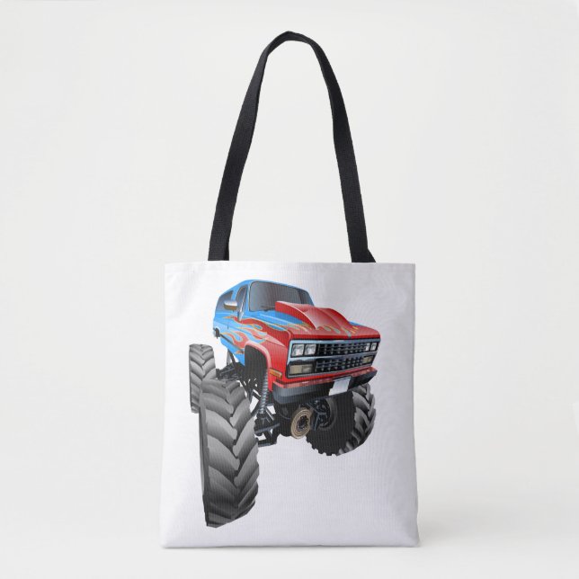 Cartoon car tote bag (Front)