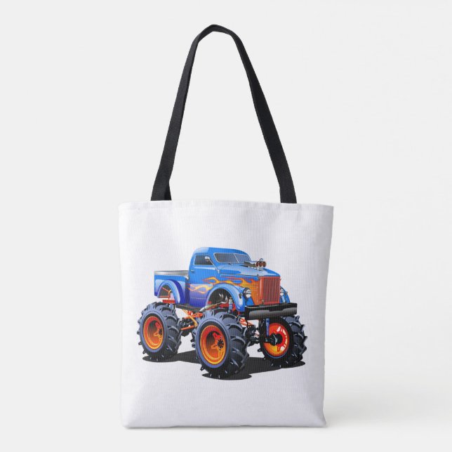 Cartoon car tote bag (Back)