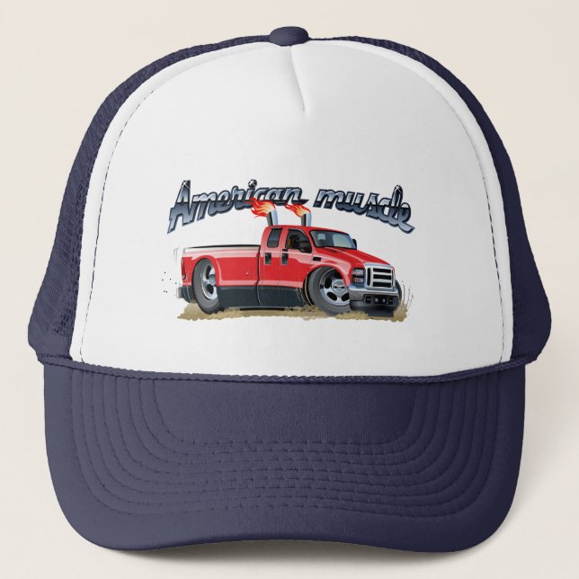 Cartoon car trucker hat (Front)