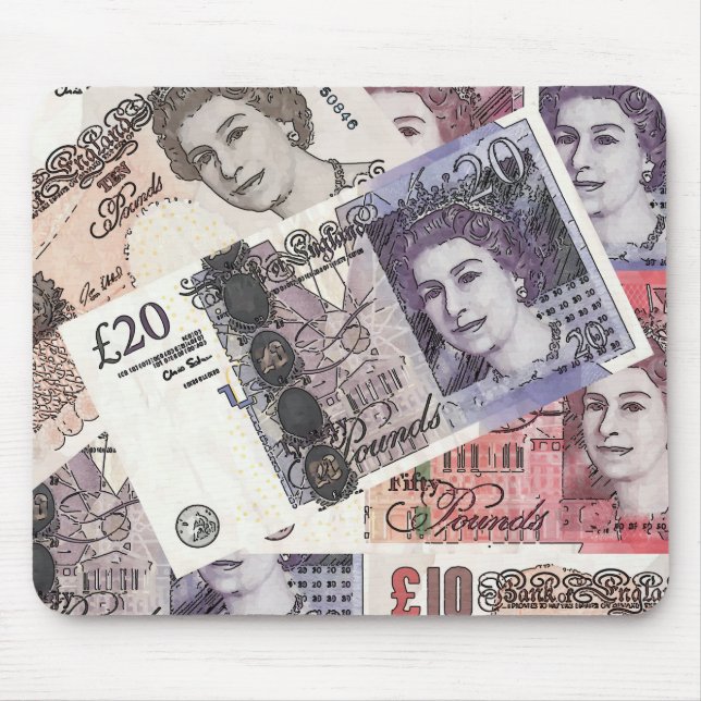 Cartoon Cash Mouse Pad (Front)