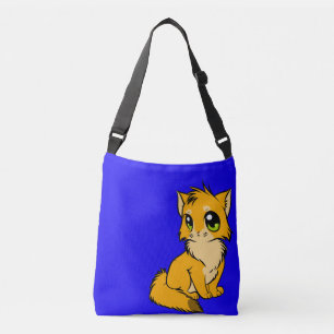 Cartoon Cat Crossbody Bag