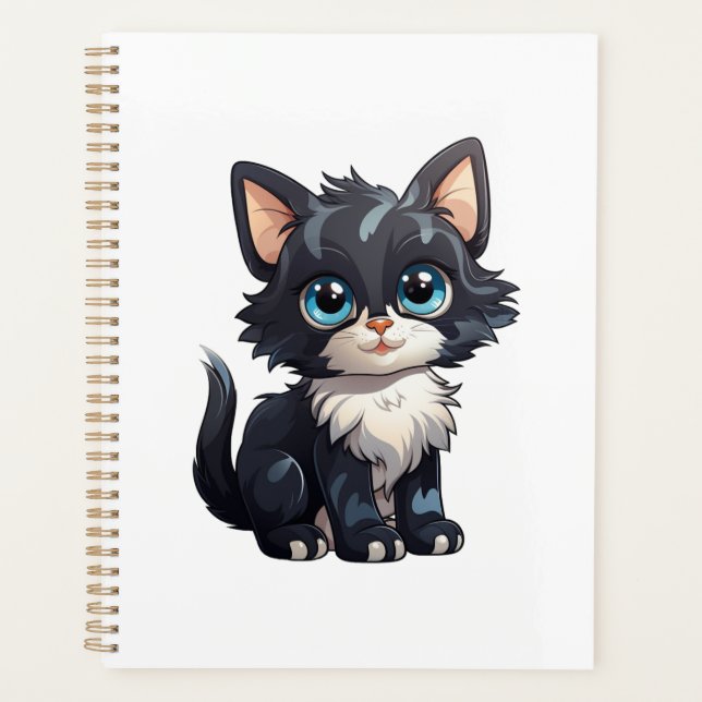 Cartoon cat illustration planner (Front)