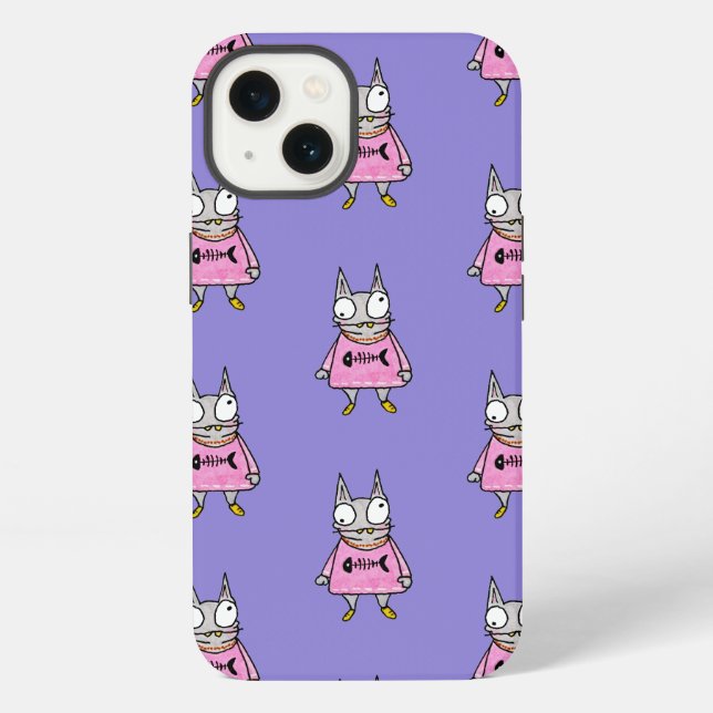 Cartoon Cat  iPhone Case (Back)