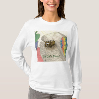 cartoon cat laying on a couch in a sunbeam T-Shirt