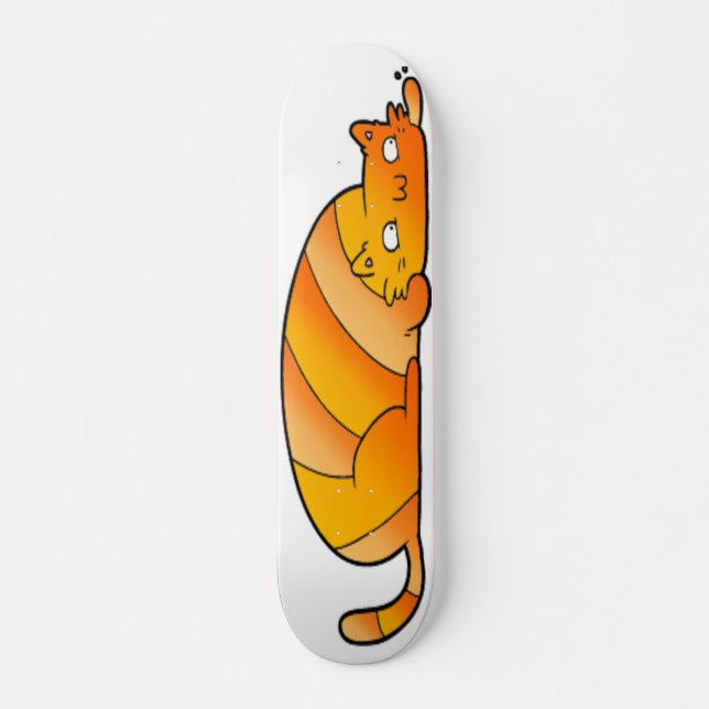 Cartoon Cat Skateboard (Front)