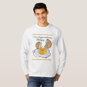 cartoon character fried egg with big smile T-Shirt