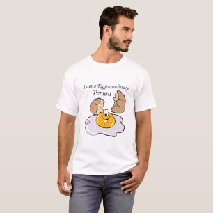 cartoon character fried egg with big smile T-Shirt