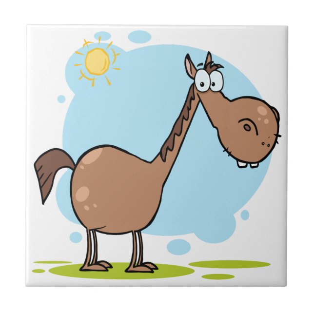Cartoon Character Horse Tile (Front)