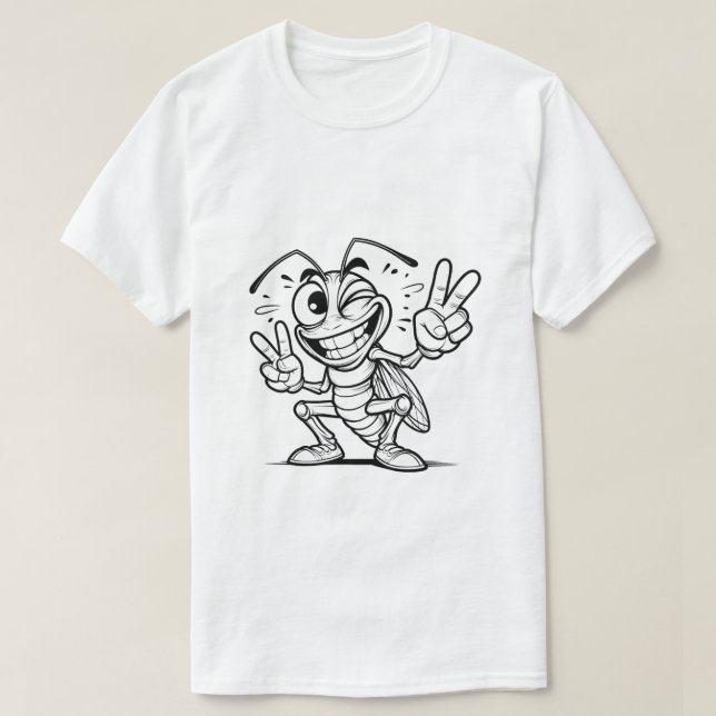 Cartoon character Inspired Gift Design T-Shirt (Design Front)