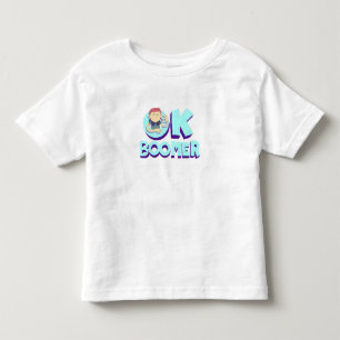 cartoon character meme art ok boomer   pop culture toddler T-Shirt