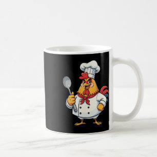 Cartoon Chicken Cook Rooster Chef Kitchen _1 Coffee Mug