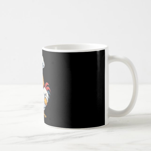 Cartoon Chicken Cook Rooster Chef Kitchen  Coffee Mug (Right)