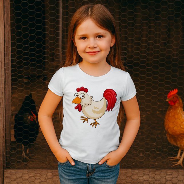 Cartoon Chicken Girls T-Shirt (Creator Uploaded)