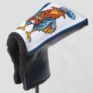 Cartoon Chicken Rooster Golf Putter Head Cover