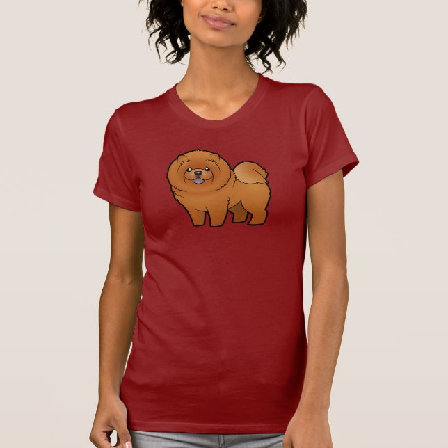 Cartoon Chow Chow T-Shirt (Front)