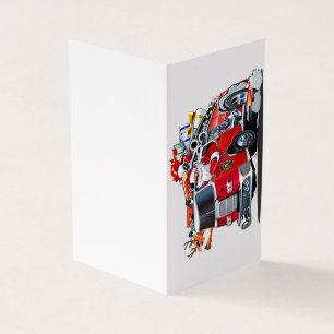 Cartoon Christmas firetruck