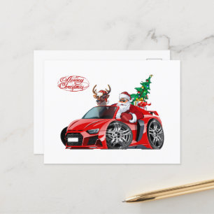 Cartoon Christmas greeting card
