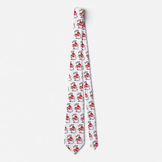 Cartoon Christmas Jolly Santa Claus, Sack of Toys Tie