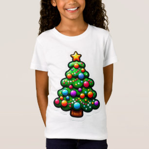 Cartoon Christmas sticker bright T-Shirt