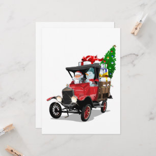 Cartoon Christmas truck