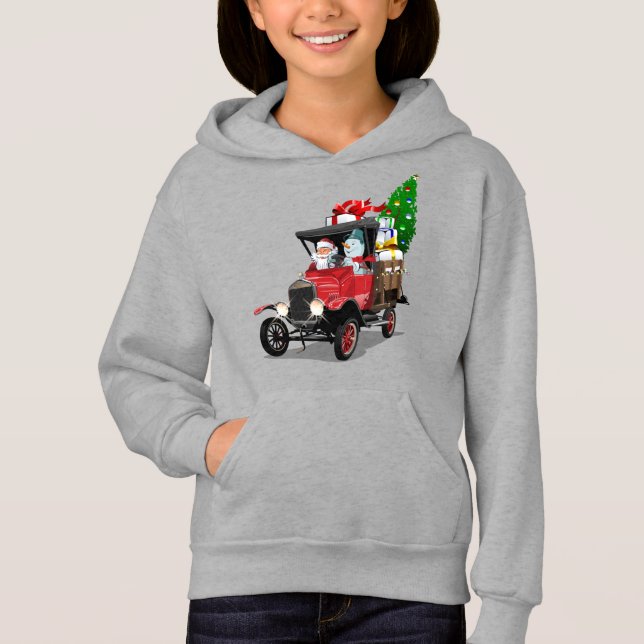 Cartoon Christmas truck (Front)