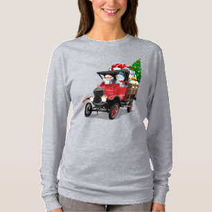 Cartoon Christmas truck T-Shirt