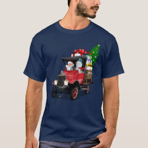 Cartoon Christmas truck T-Shirt
