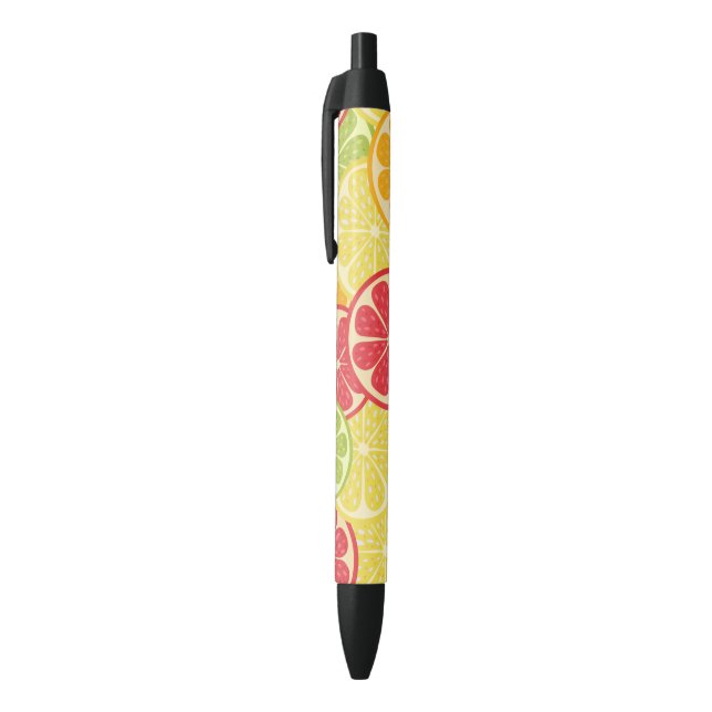 Cartoon Citrus    Black Ink Pen (Top (Vertical))