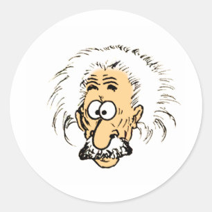 Cartoon Classic Round Sticker
