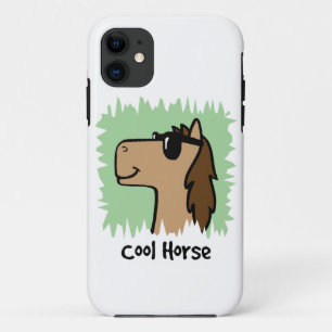 Cartoon Clip Art Cool Horse Wearing Sunglasses Case-Mate iPhone Case