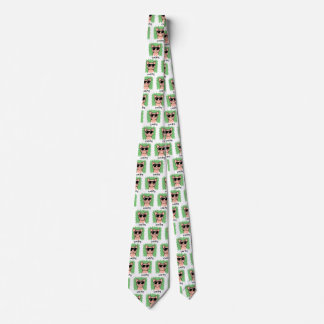 Cartoon Clip Art Cool Pig with Sunglasses Tie