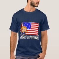 Cartoon Clip Art Cute American Princess Flag