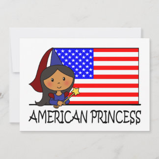 Cartoon Clip Art Cute Princess Girl Birthday Party Invitation