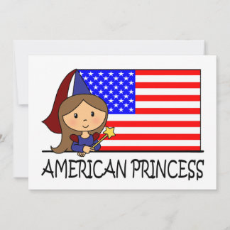 Cartoon Clip Art Cute Princess Girl Birthday Party Invitation