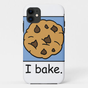 Cartoon Clip Art Yummy Chocolate Chip Cookie iPhone 11 Case