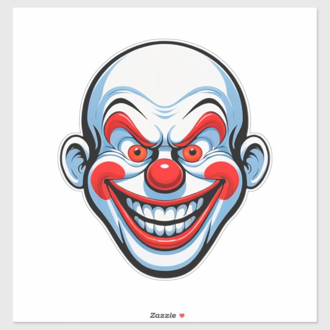 Cartoon Clown Face (Sheet)