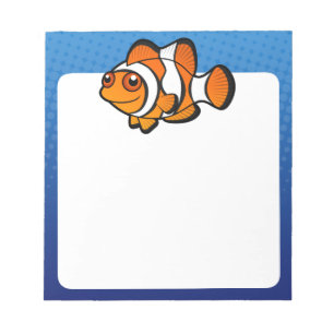 Cartoon Clownfish Notepad