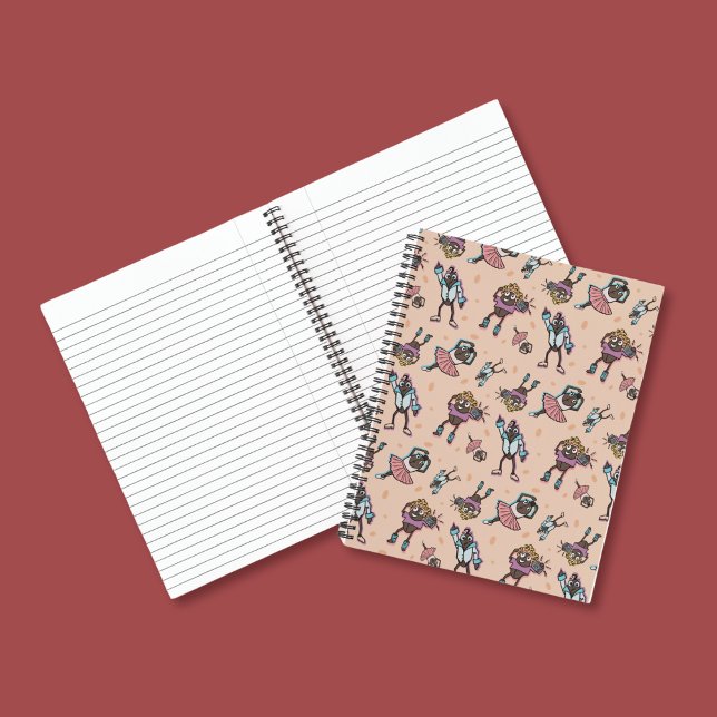 Cartoon Coffee Bean Dance Party Notebook (Creator Uploaded)