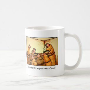 Cartoon Coffee Mug, Mendel's Peas Mug