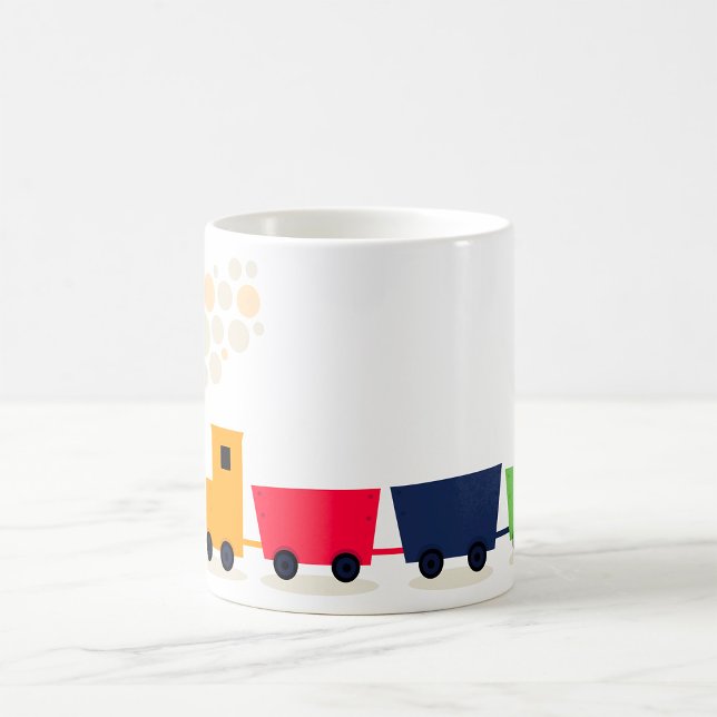 Cartoon Colourful Train Coffee Mug (Creator Uploaded)
