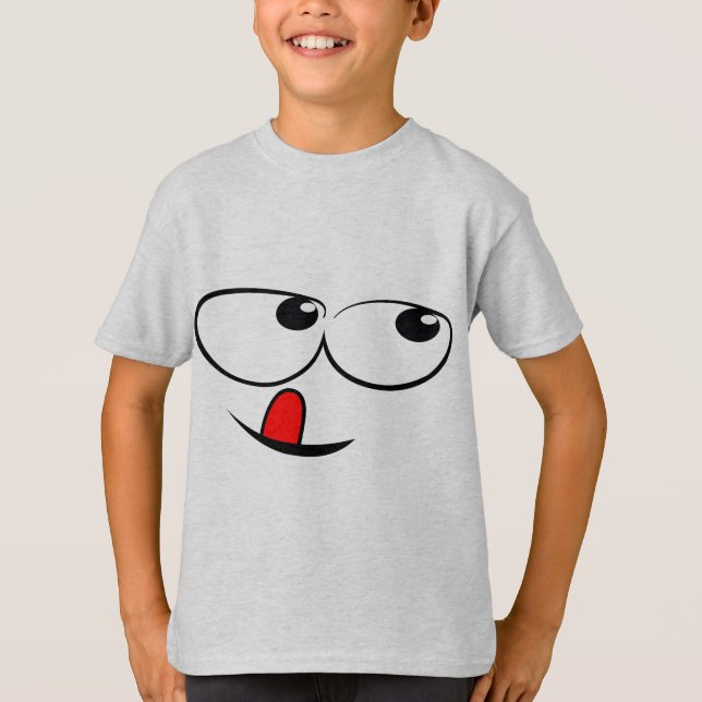 Cartoon Comic Face T-Shirt (Front)