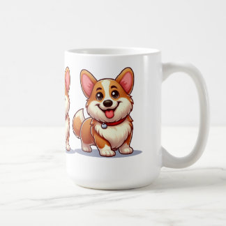 Cartoon Corgi Coffee Mug