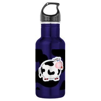 Cartoon cow, 532 ml water bottle